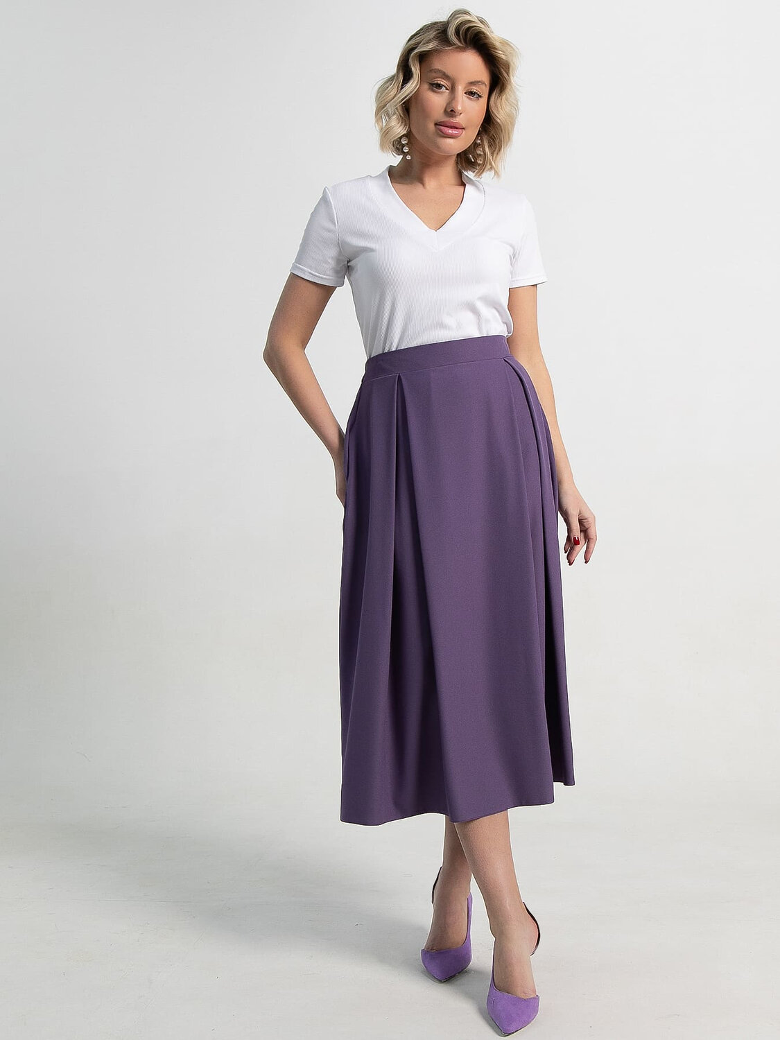 LT Collection Юбка 590049 Ю14389-16М фиолетовый