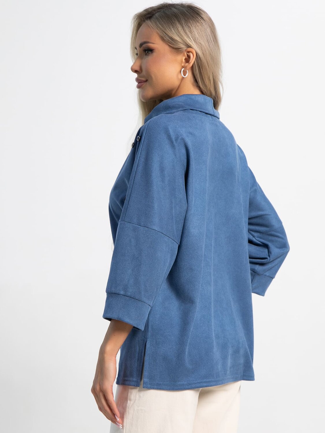 LT Collection Джемпер 590050 Б15464-4М синий