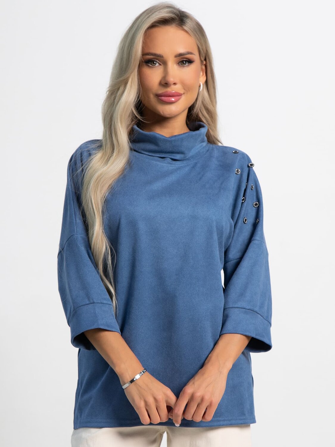 LT Collection Джемпер 590050 Б15464-4М синий