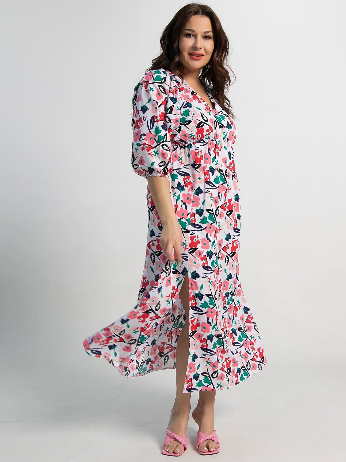 LT Collection Платье 590056 П15499-34М розовый