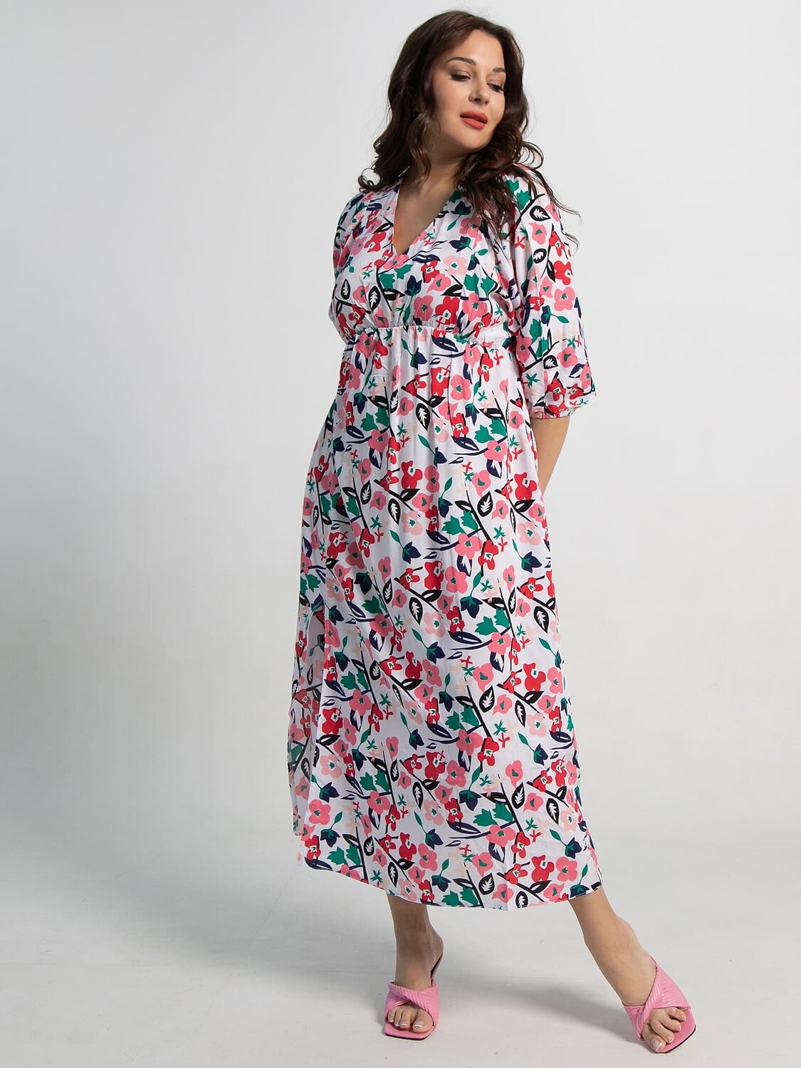 LT Collection Платье 590056 П15499-34М розовый