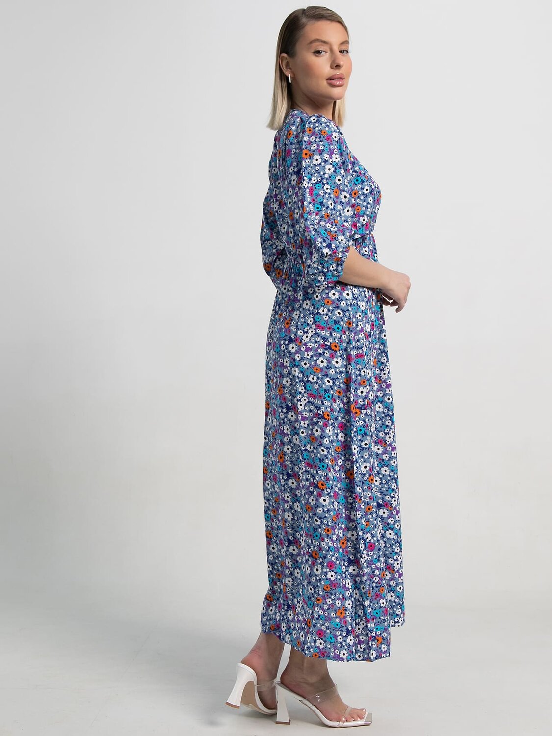 LT Collection Платье 590058 П15501-34М синий