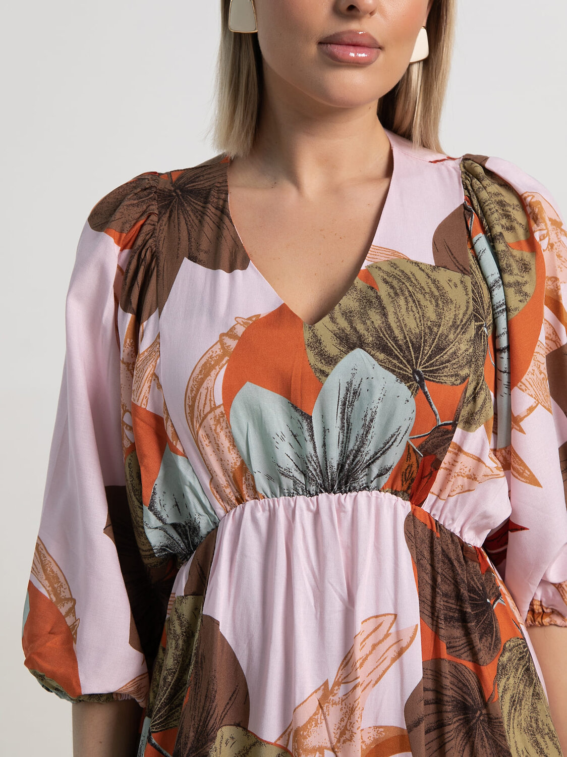 LT Collection Платье 590059 П15502-34М розовый/хаки