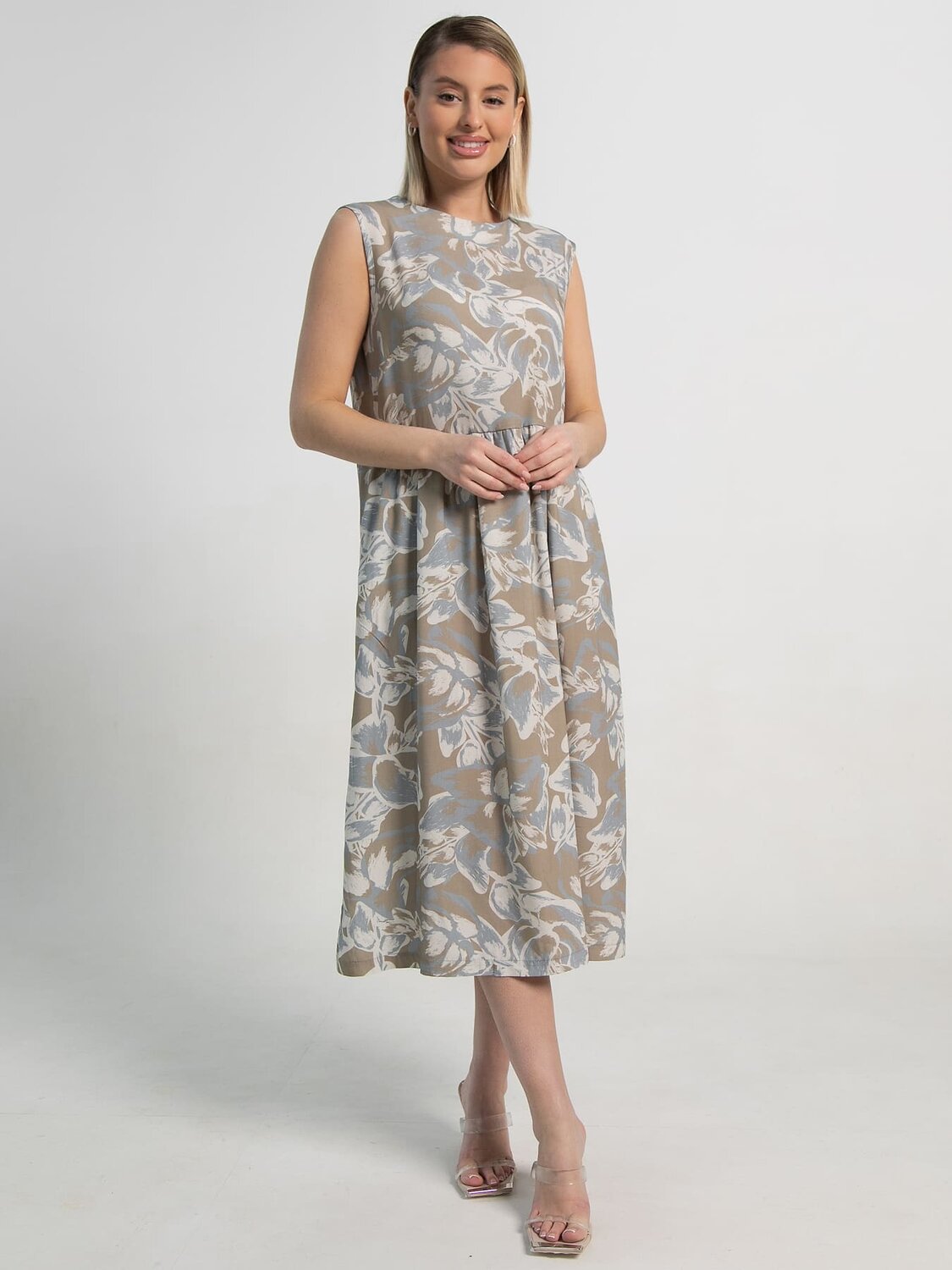 LT Collection Платье 590060 П15515-25М оливковый