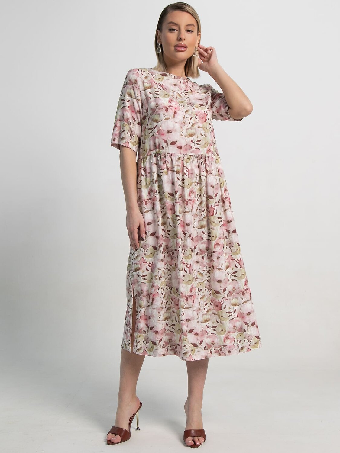 LT Collection Платье 590061 П15516-25М розовый