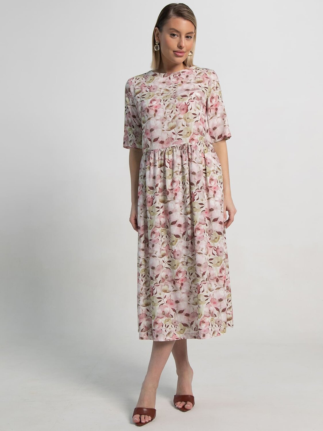 LT Collection Платье 590061 П15516-25М розовый