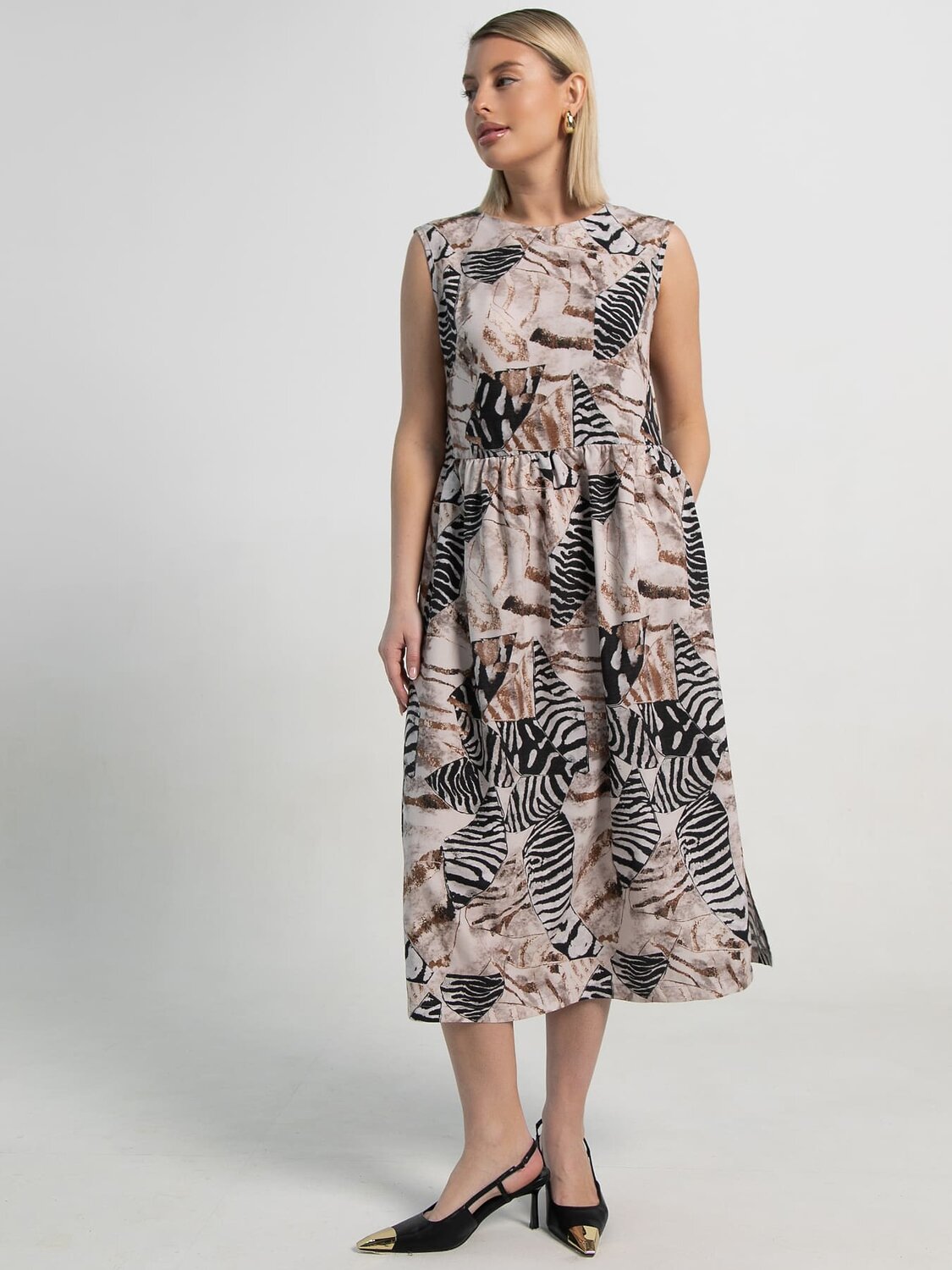 LT Collection Платье 590062 П15519-25М бежевый