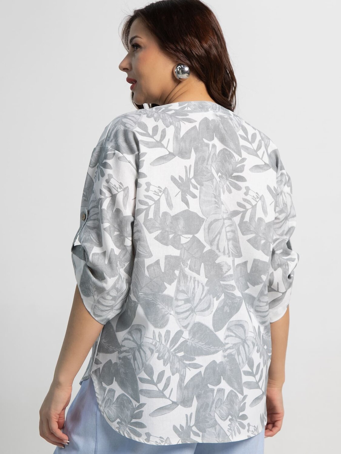 LT Collection Блуза 590064 Б15528-4М серый