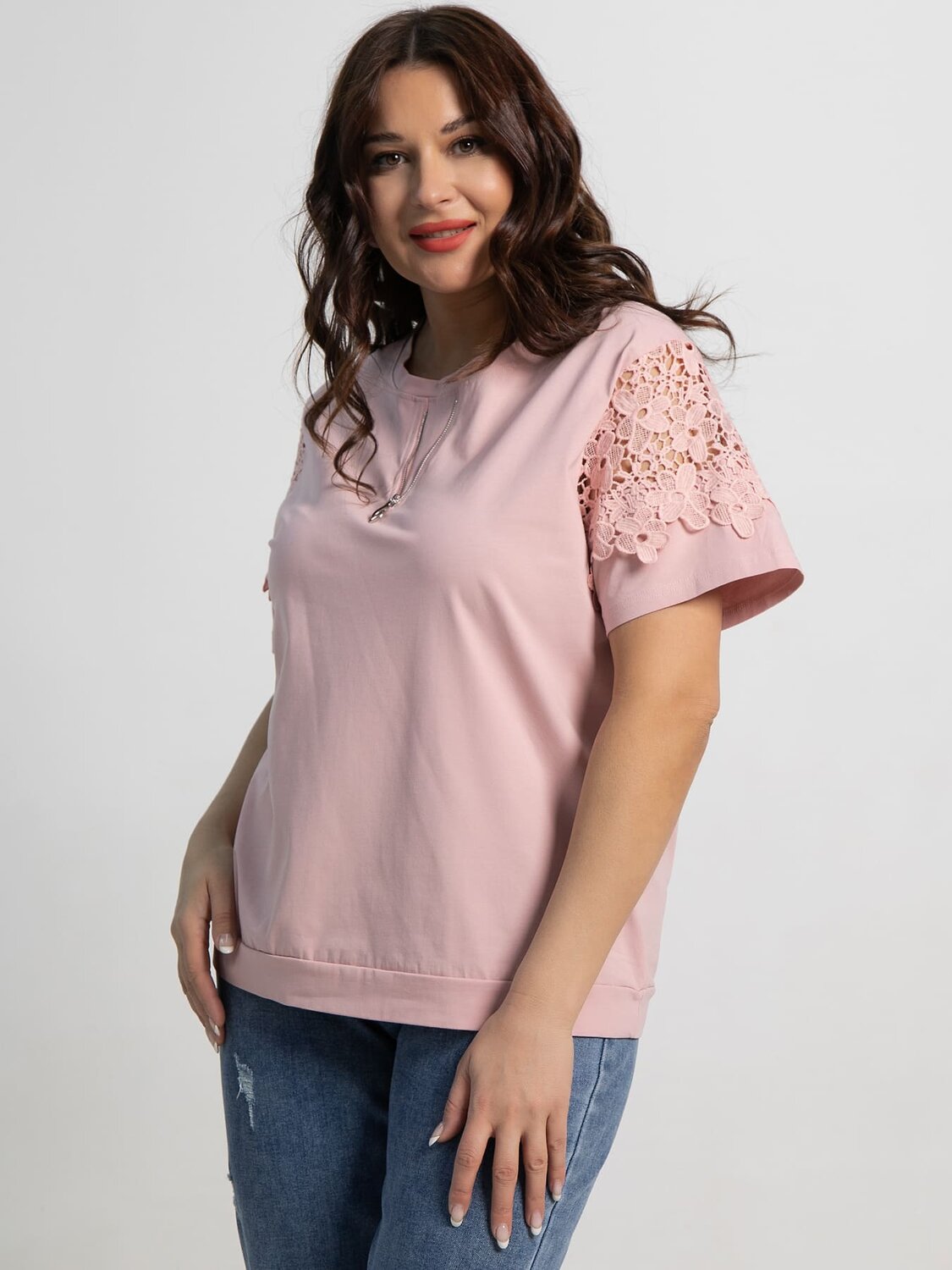 LT Collection Блуза 590067 Б15540-4М розовый