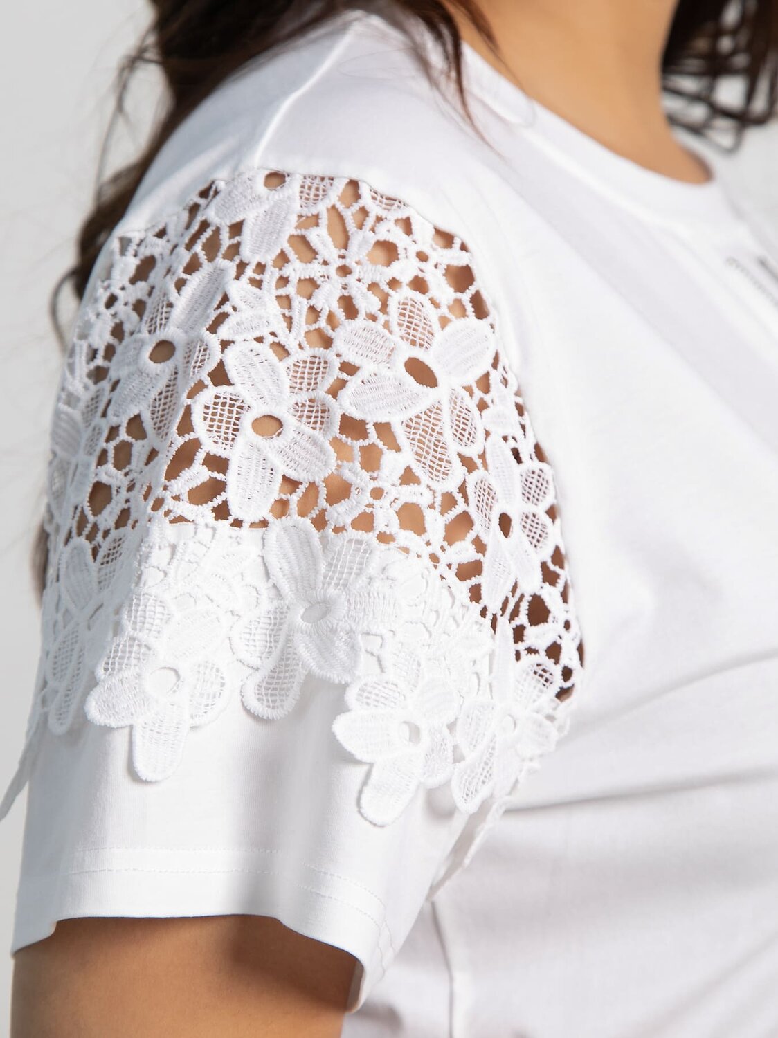 LT Collection Блуза 590068 Б15539-4М белый