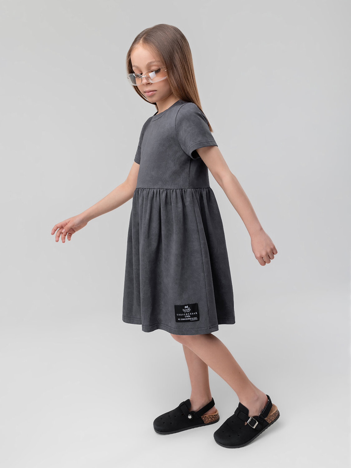 Bodo Платье 590119 18-188MD серый