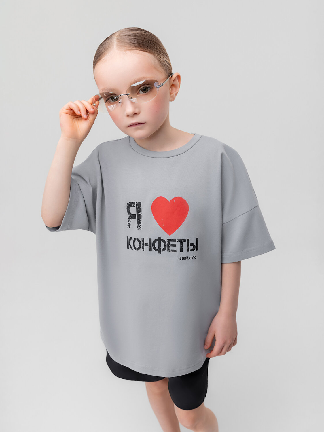 Bodo Футболка 590125 4-475MU светло-серый