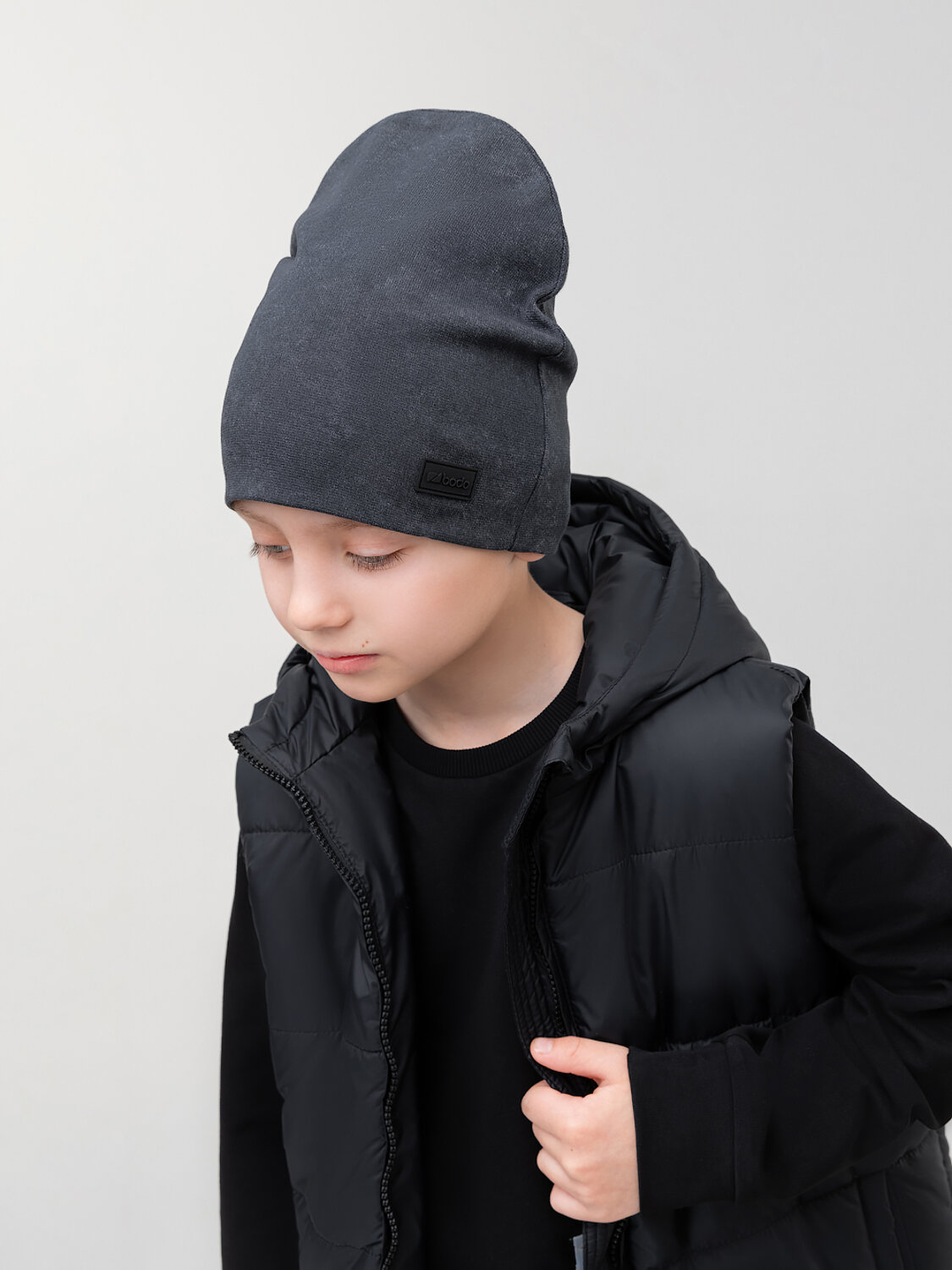 Bodo Шапка 590133 10-422MU графит (черный)