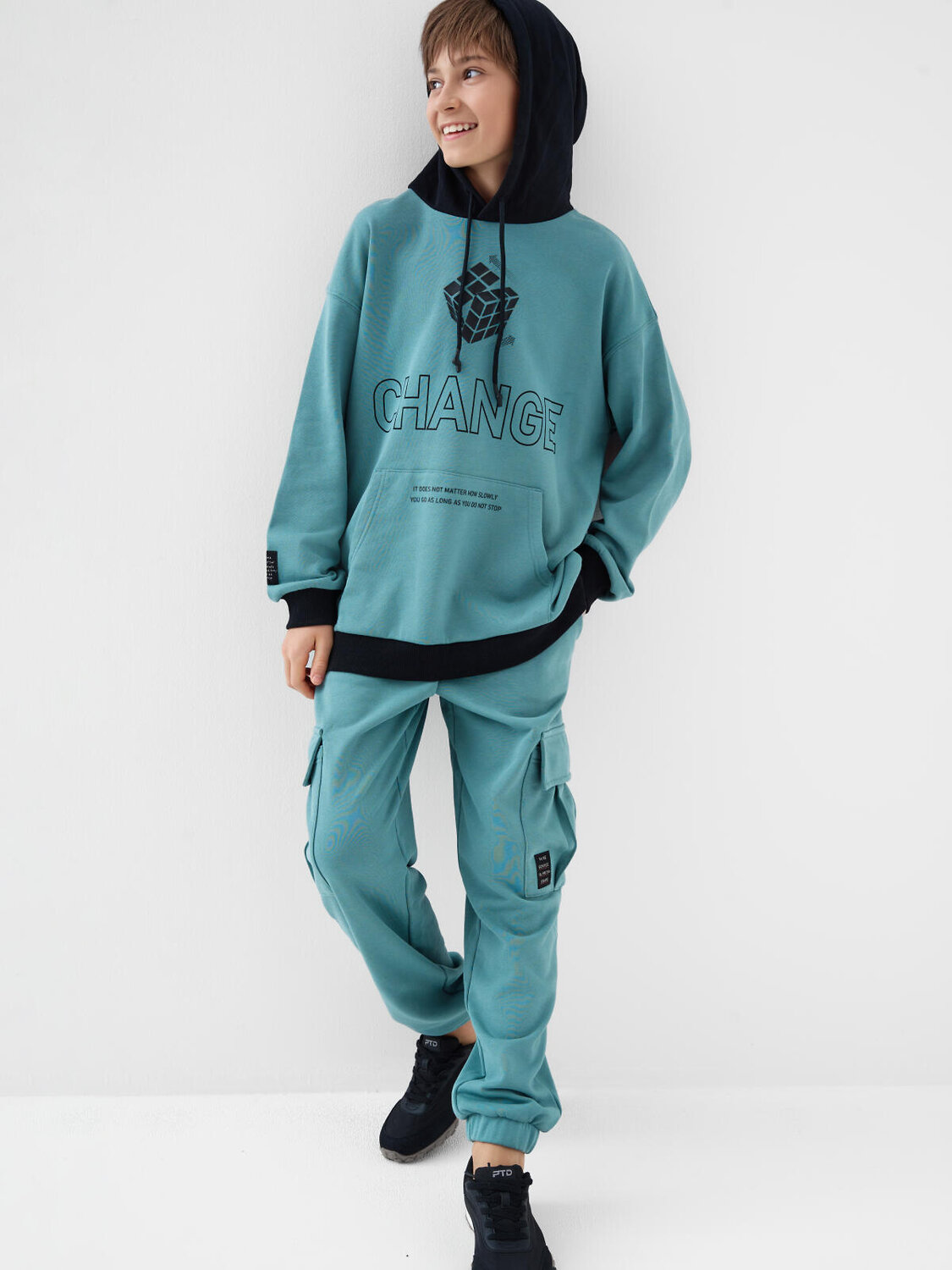 PLAYTODAY Толстовка 590169 12611099 бирюзовый