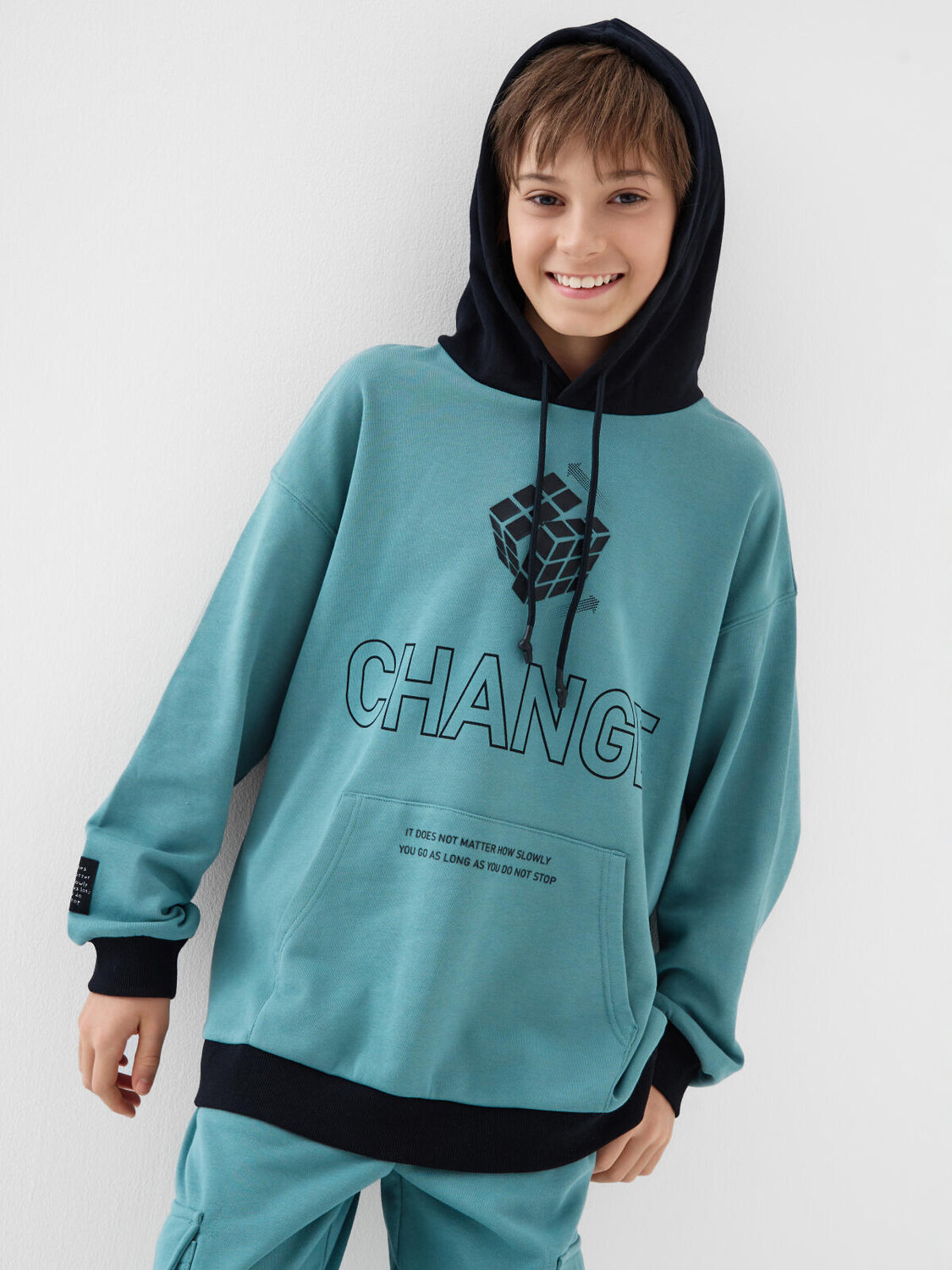 PLAYTODAY Толстовка 590169 12611099 бирюзовый