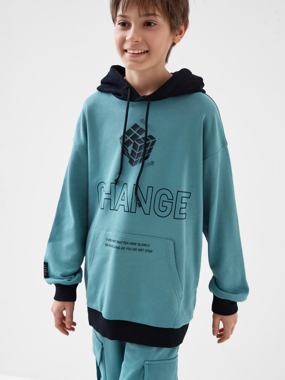 PLAYTODAY Толстовка 590169 12611099 бирюзовый