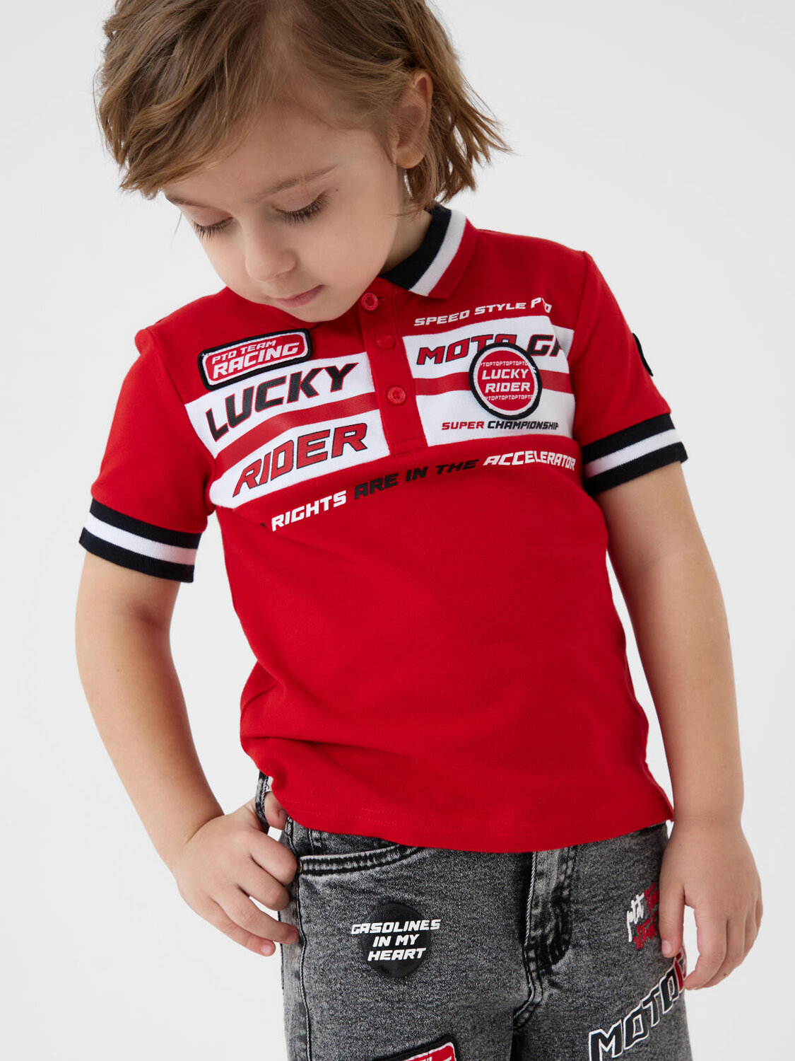 PLAYTODAY Джемпер 590174 12612310 белый,красный