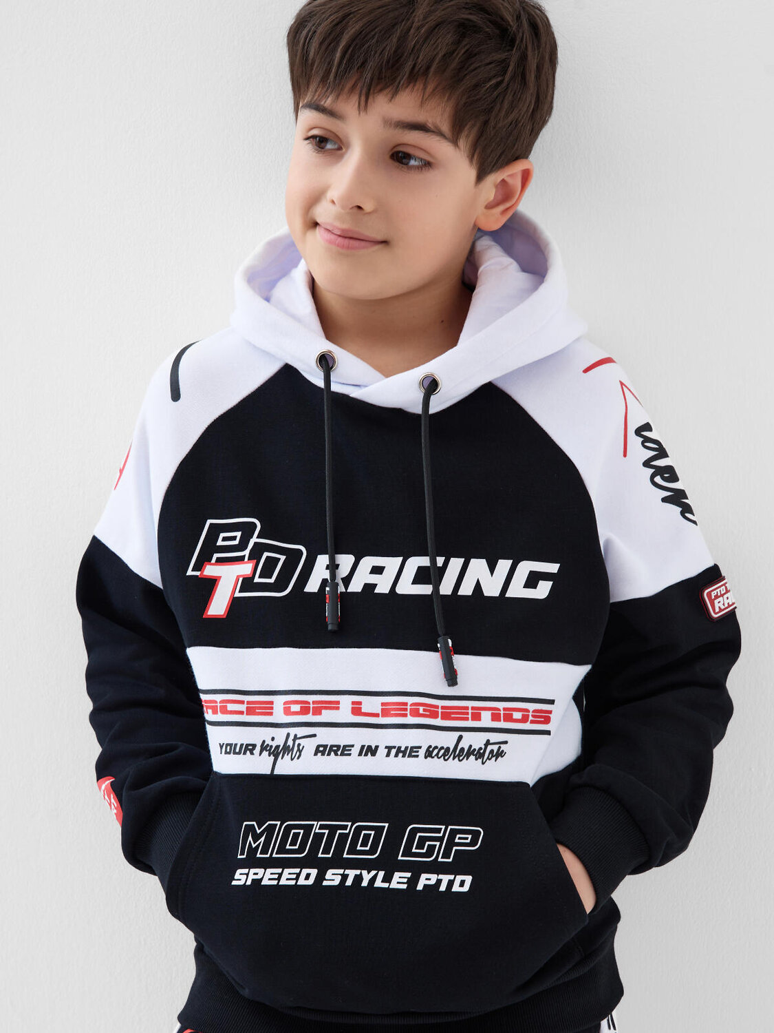 PLAYTODAY Толстовка 590182 12611505 белый,черный