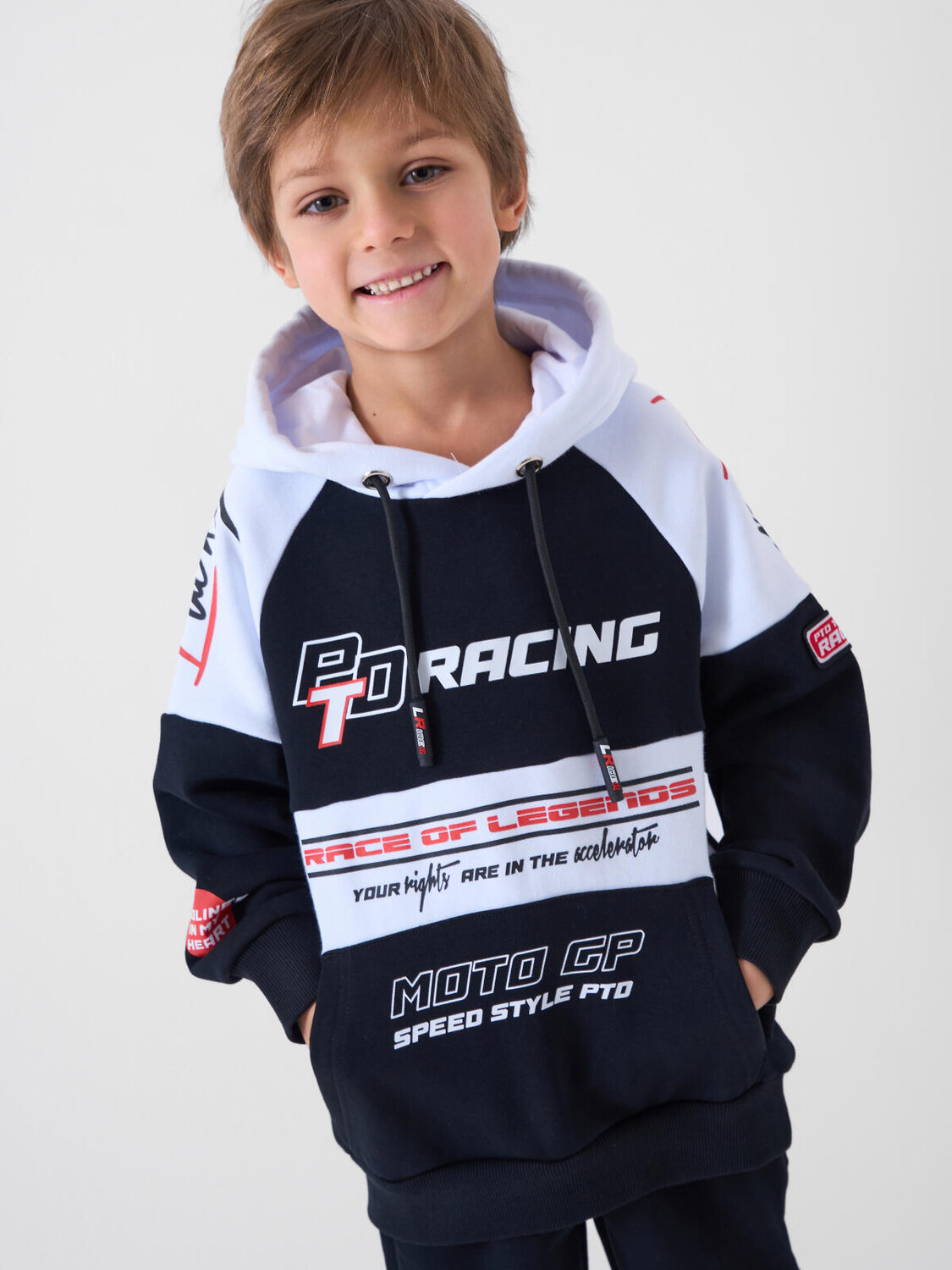 PLAYTODAY Толстовка 590185 12612295 белый,черный