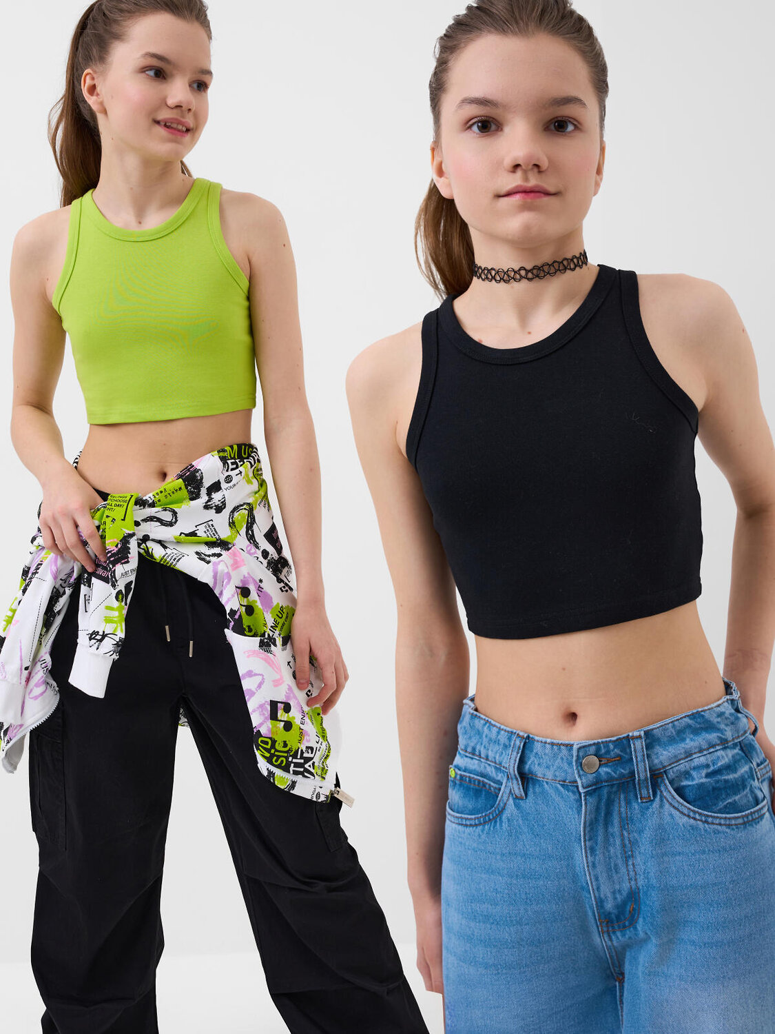 PLAYTODAY Топ 590189 12621659 черный,зеленый