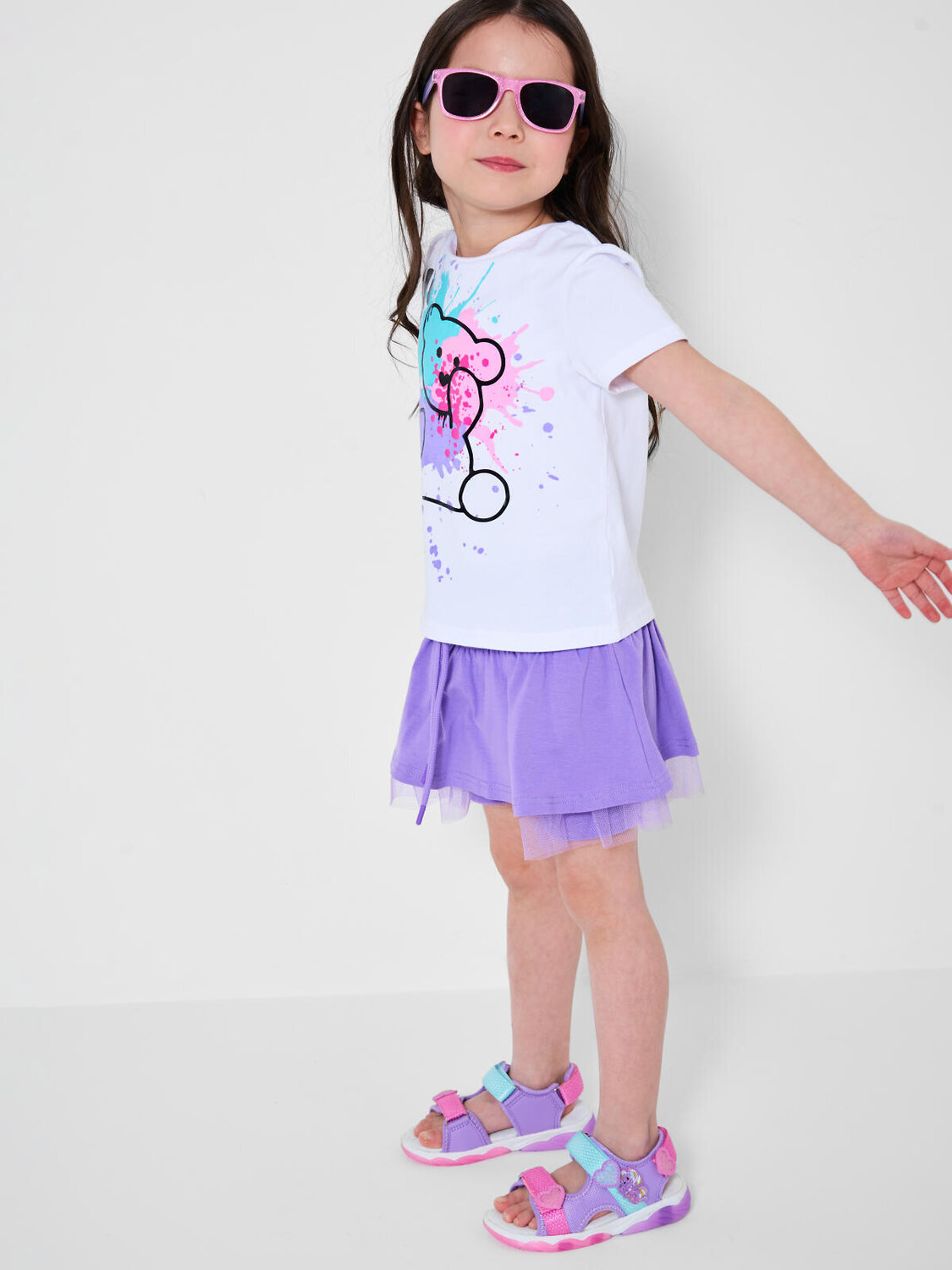 PLAYTODAY Туфли 590192 12622769 сиреневый,розовый,синий