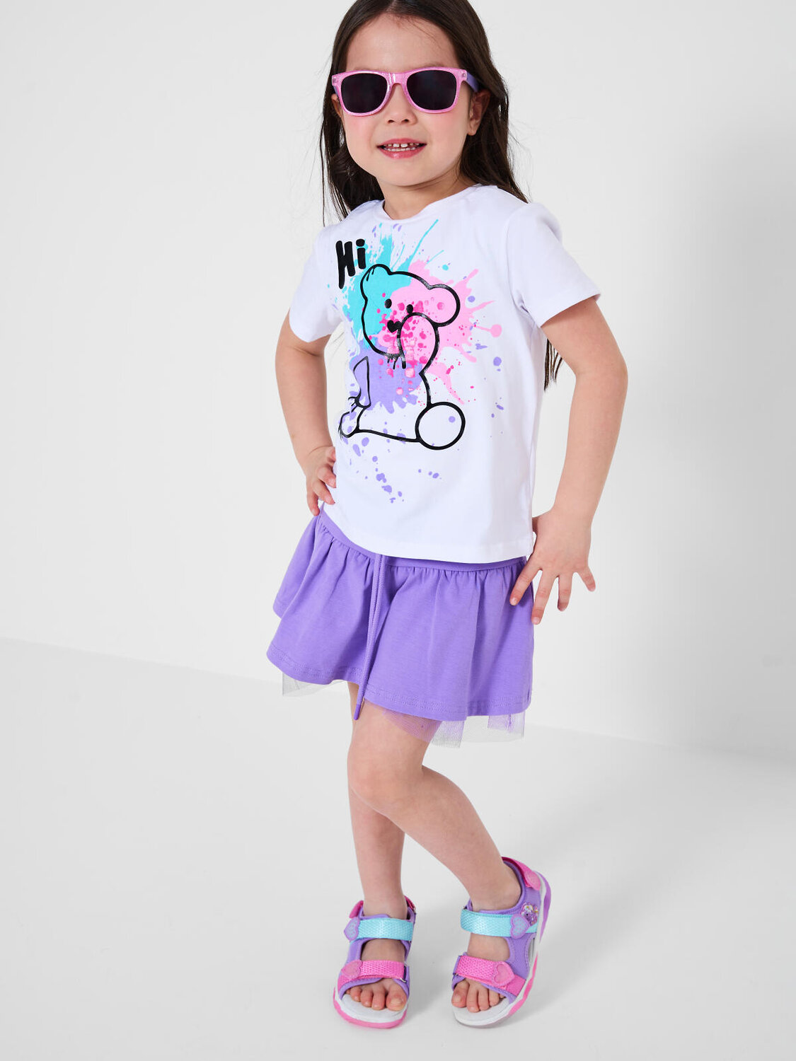 PLAYTODAY Туфли 590192 12622769 сиреневый,розовый,синий