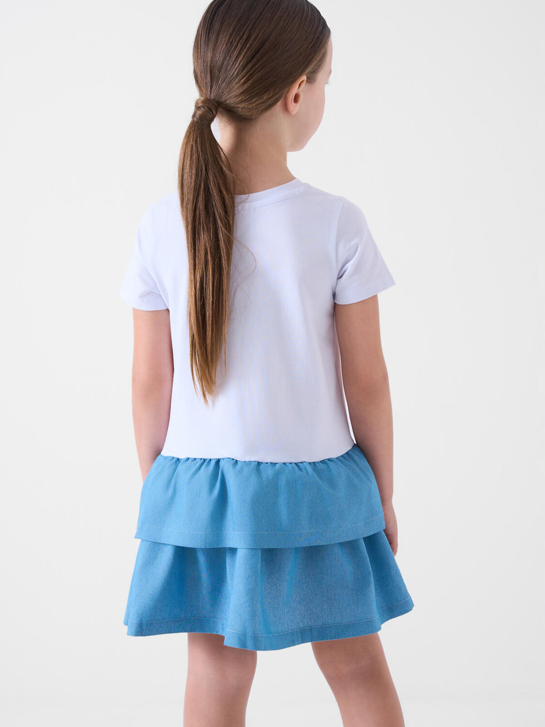 PLAYTODAY Платье 590233 12622374 белый,синий