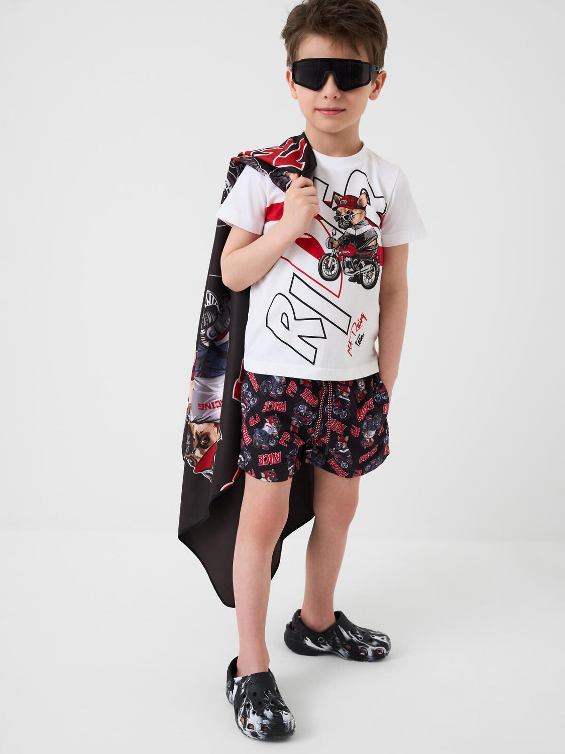 PLAYTODAY Шорты плавательные 590236 12612258 черный,белый,красный