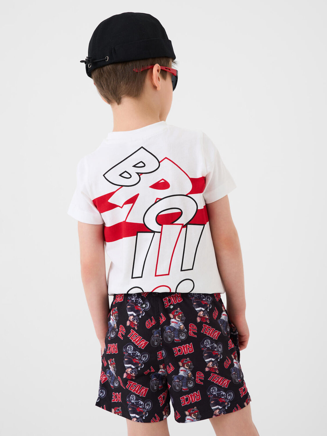 PLAYTODAY Шорты плавательные 590236 12612258 черный,белый,красный