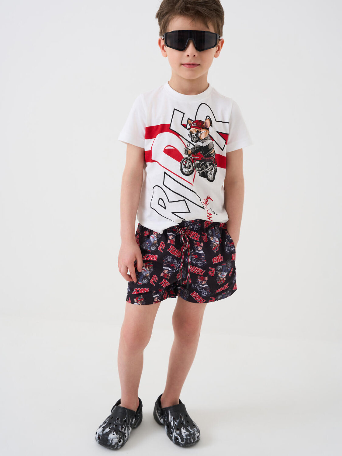 PLAYTODAY Шорты плавательные 590236 12612258 черный,белый,красный