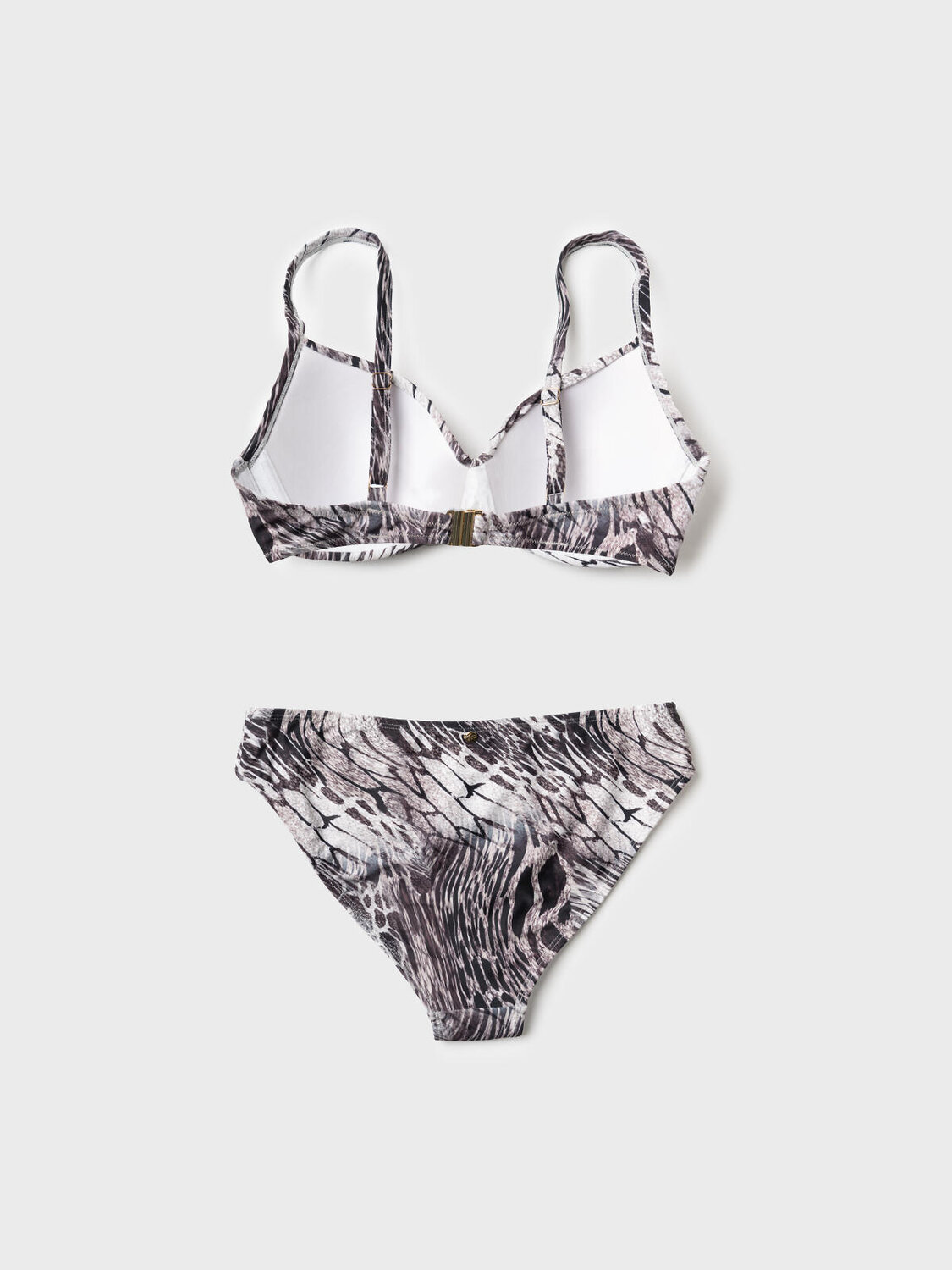 PLAYTODAY Купальник 590254 12666094 бежевый,темно-серый,серый