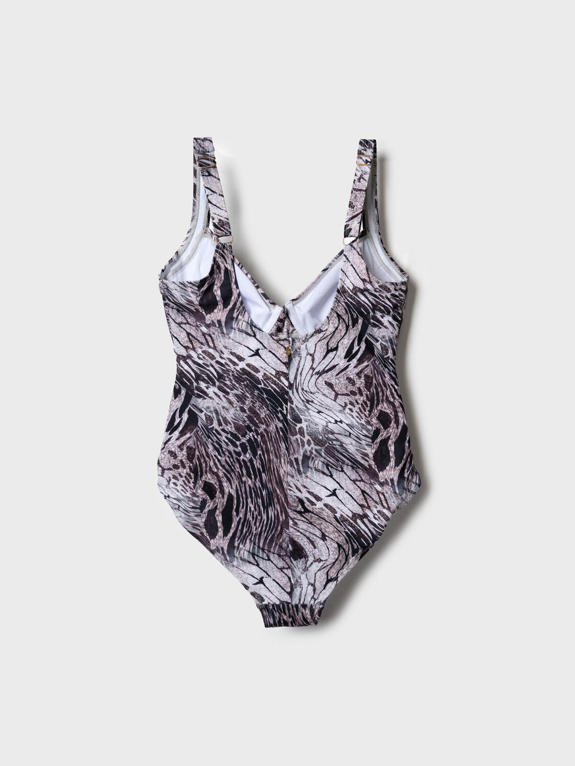 PLAYTODAY Купальник 590272 12666051 бежевый,темно-серый,серый