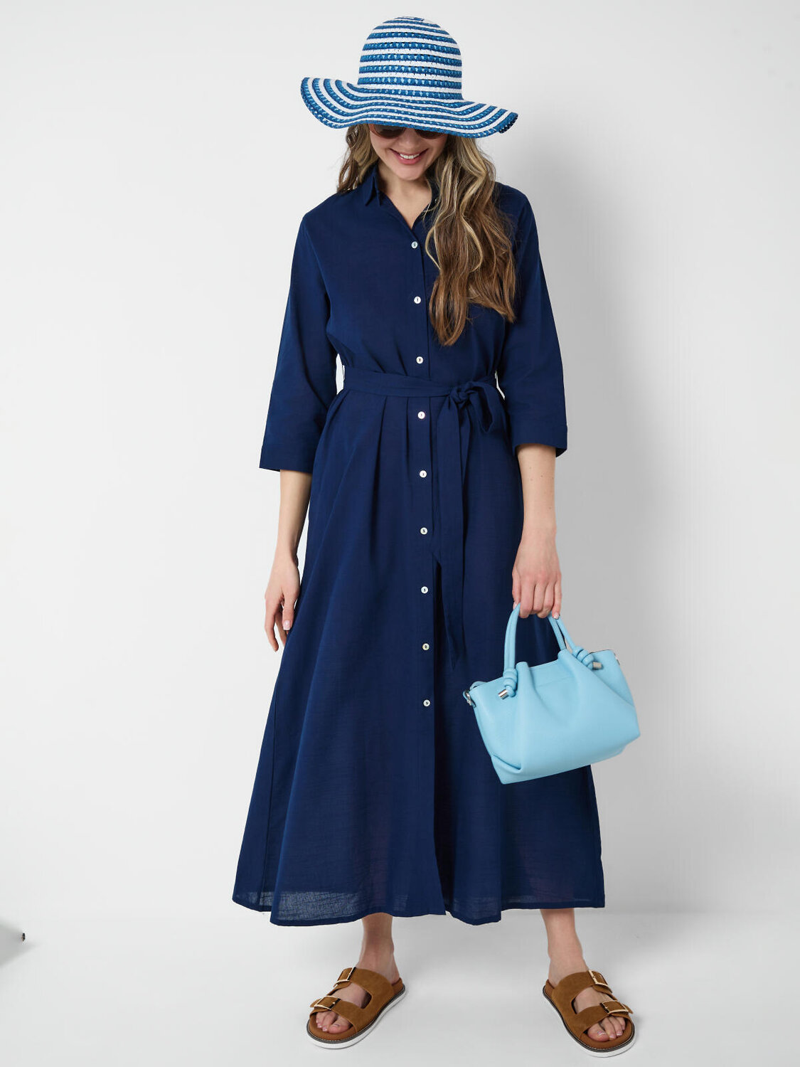 PLAYTODAY Шляпка 590295 12666296 белый,синий