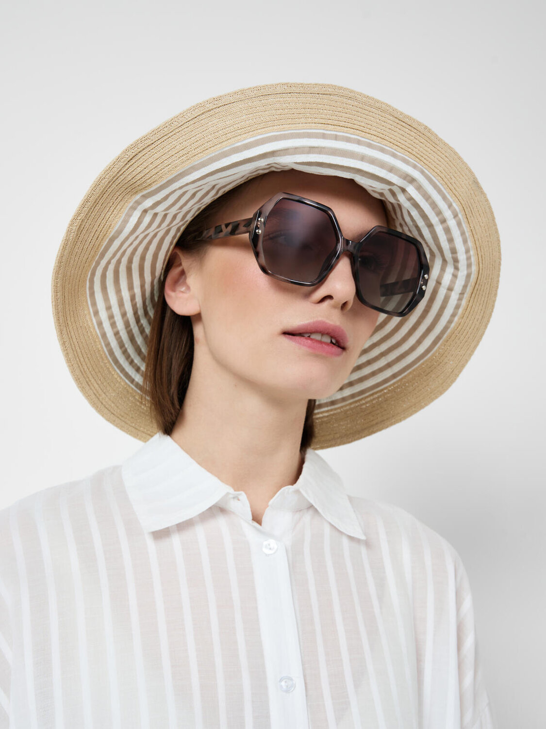 PLAYTODAY Шляпка 590297 12666292 белый,бежевый