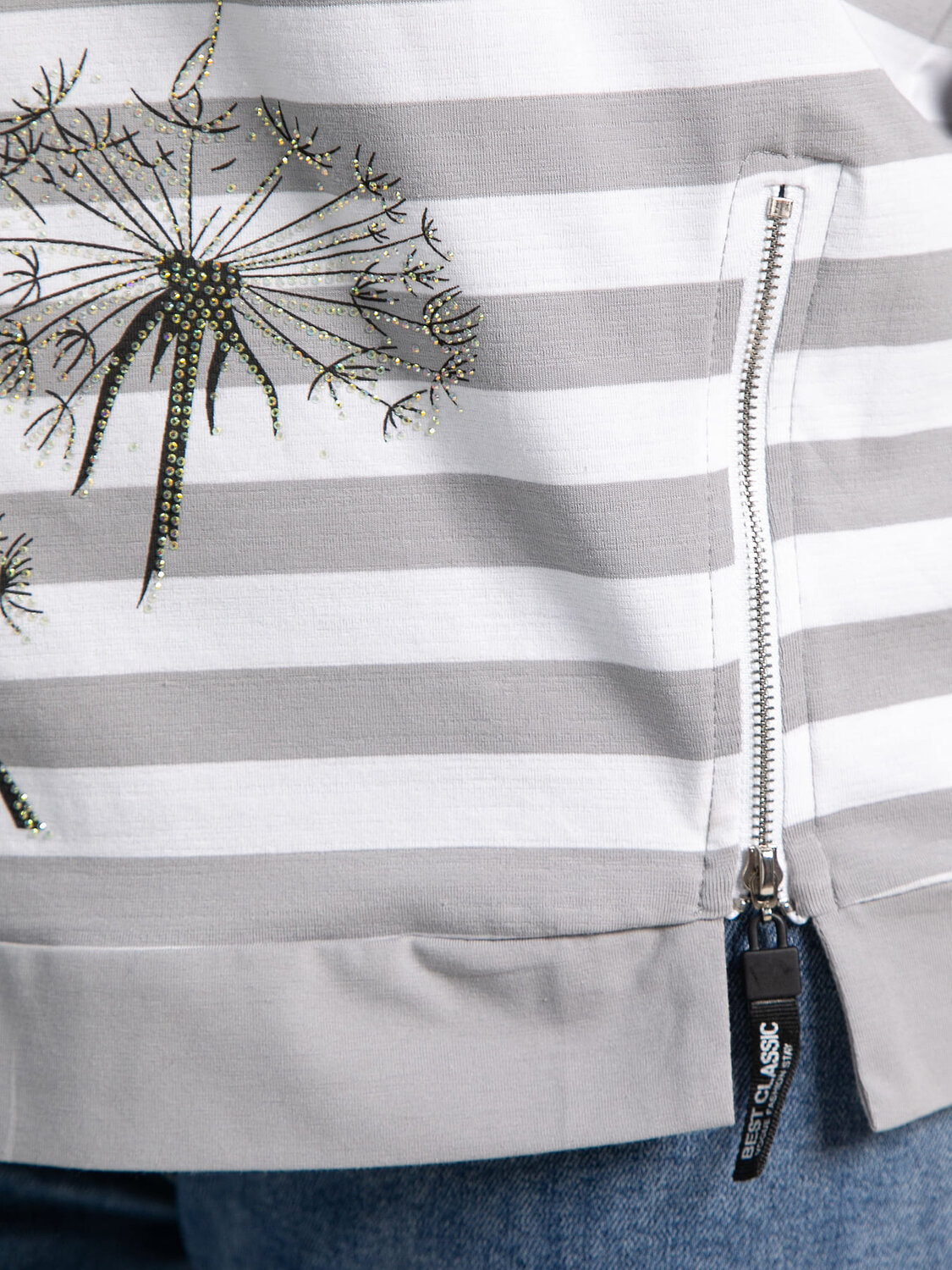 LT Collection Блуза 590300 Б15543-20М серый