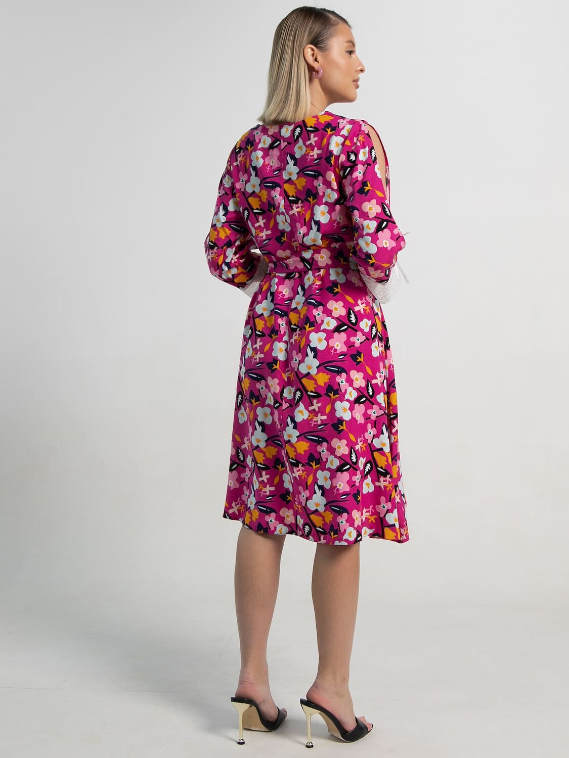 LT Collection Платье 590310 П15633-33М фуксия