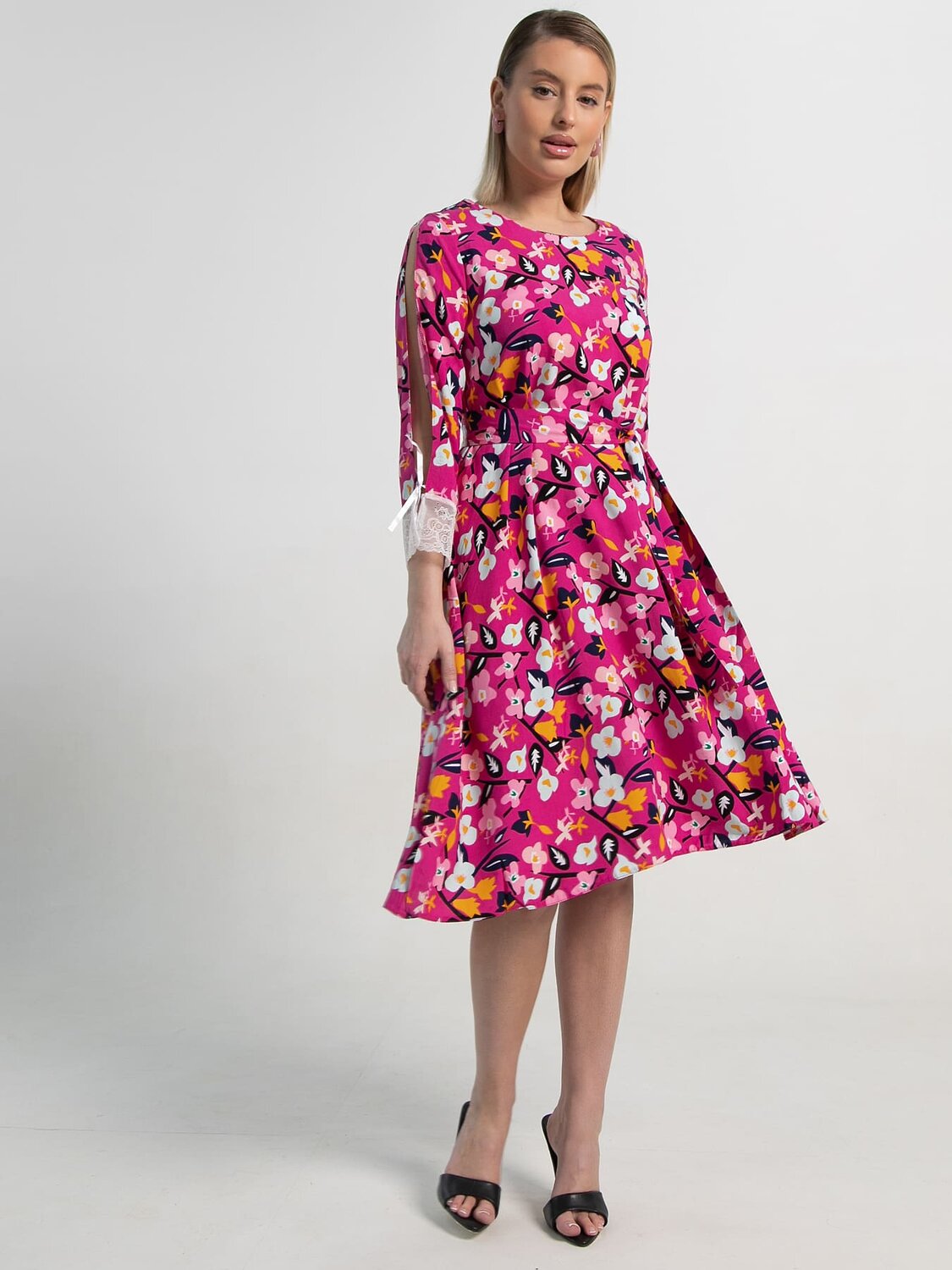 LT Collection Платье 590310 П15633-33М фуксия