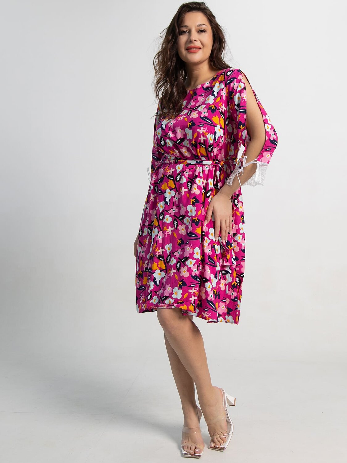 LT Collection Платье 590310 П15633-33М фуксия