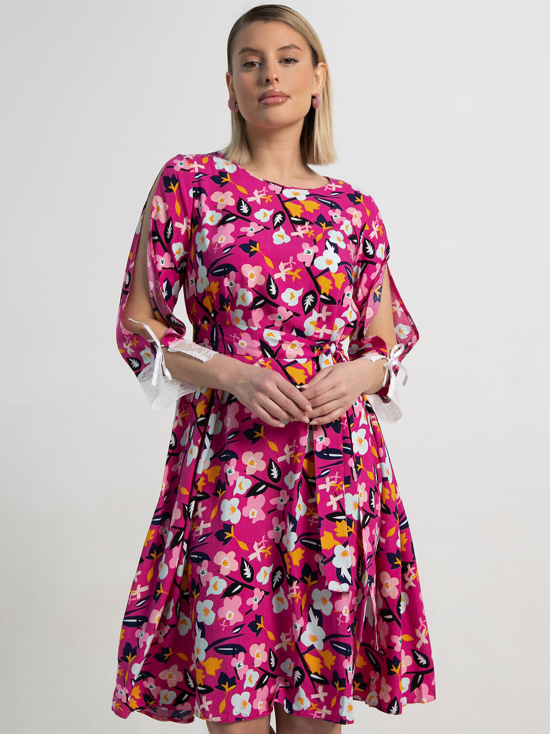 LT Collection Платье 590310 П15633-33М фуксия