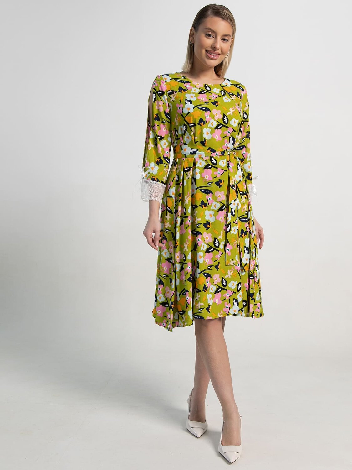 LT Collection Платье 590312 П15634-33М зеленый