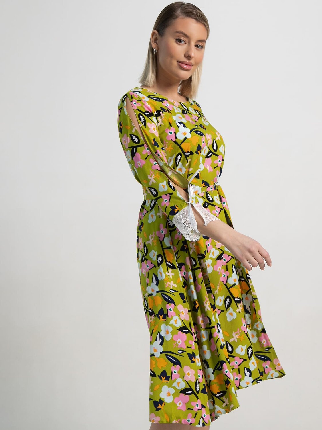 LT Collection Платье 590312 П15634-33М зеленый