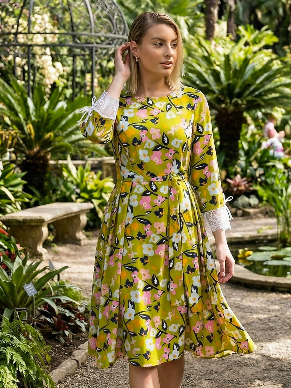 LT Collection Платье 590312 П15634-33М зеленый