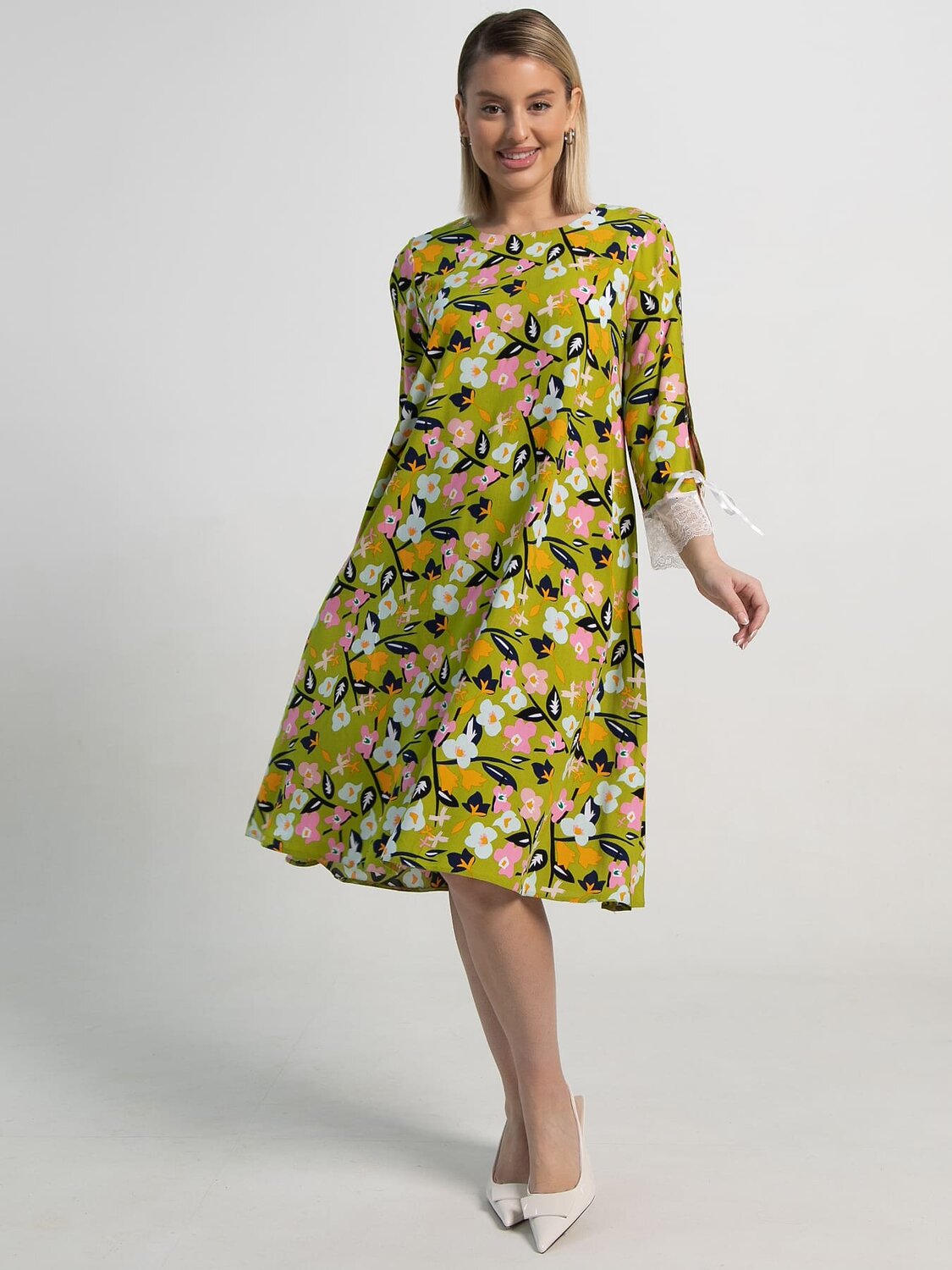 LT Collection Платье 590312 П15634-33М зеленый