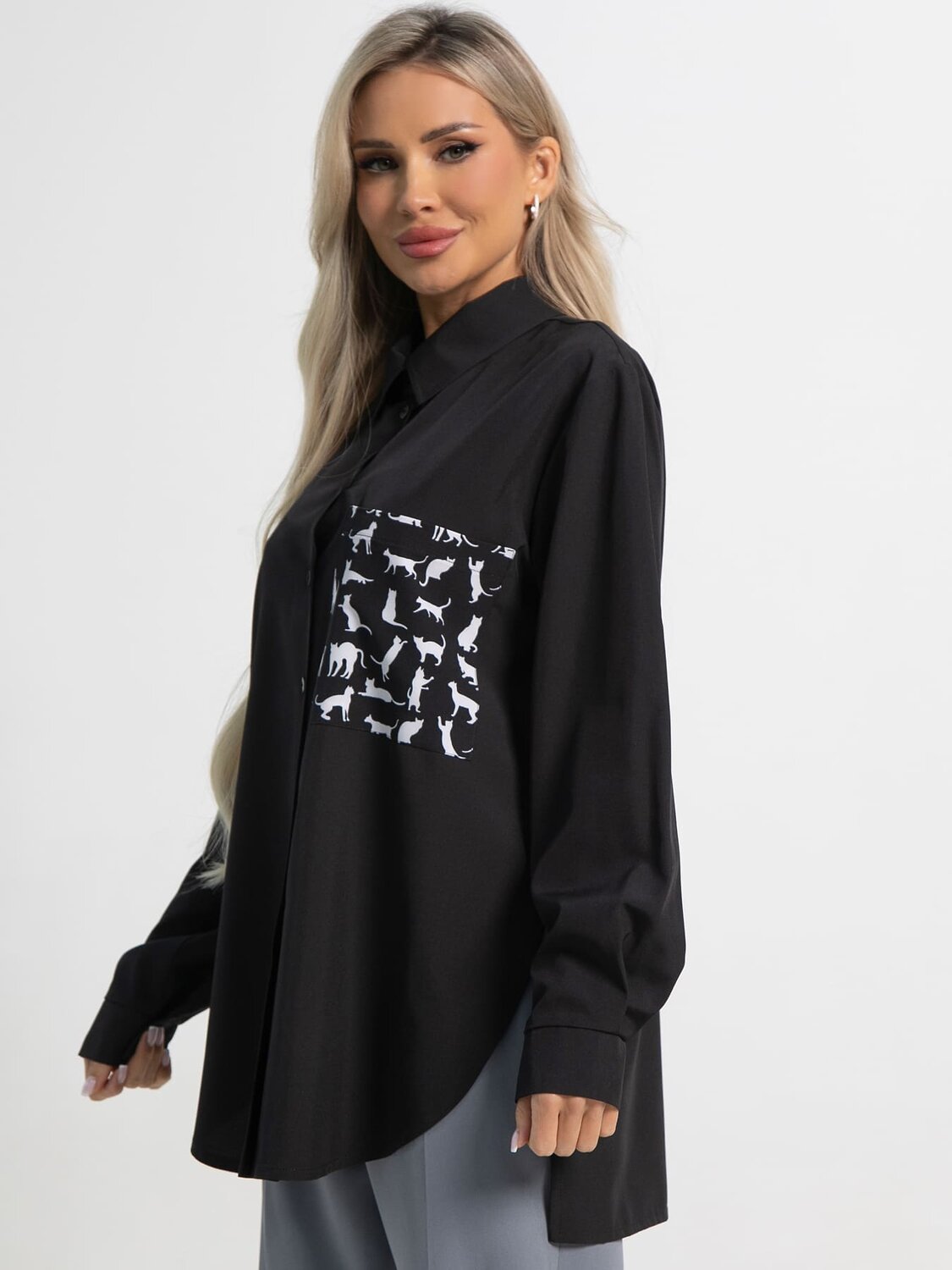 LT Collection Рубашка 590318 Б15481-8М черный