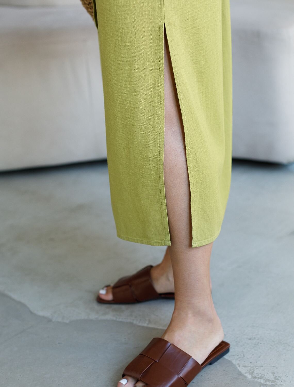 VILATTE Платье 590333 D22.269 салатовый