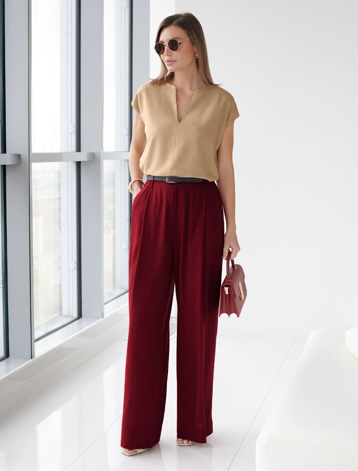 VILATTE Топ 590339 D23.077 бежевый