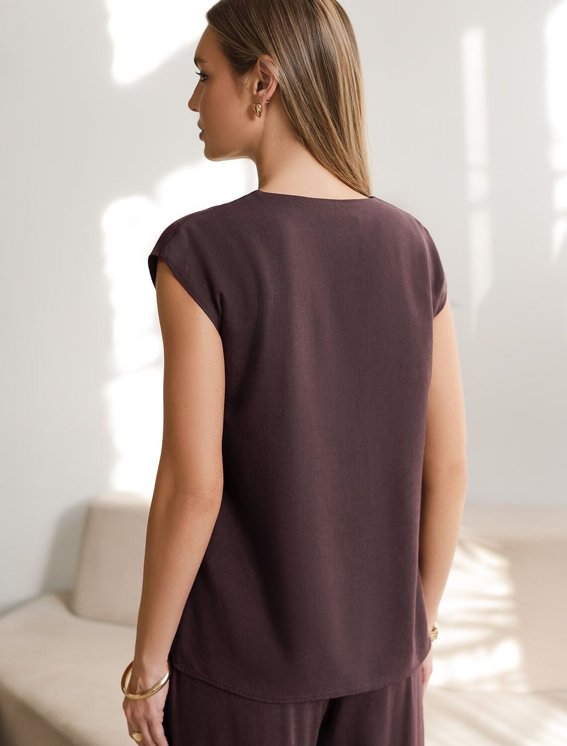 VILATTE Топ 590343 D23.077 коричневый