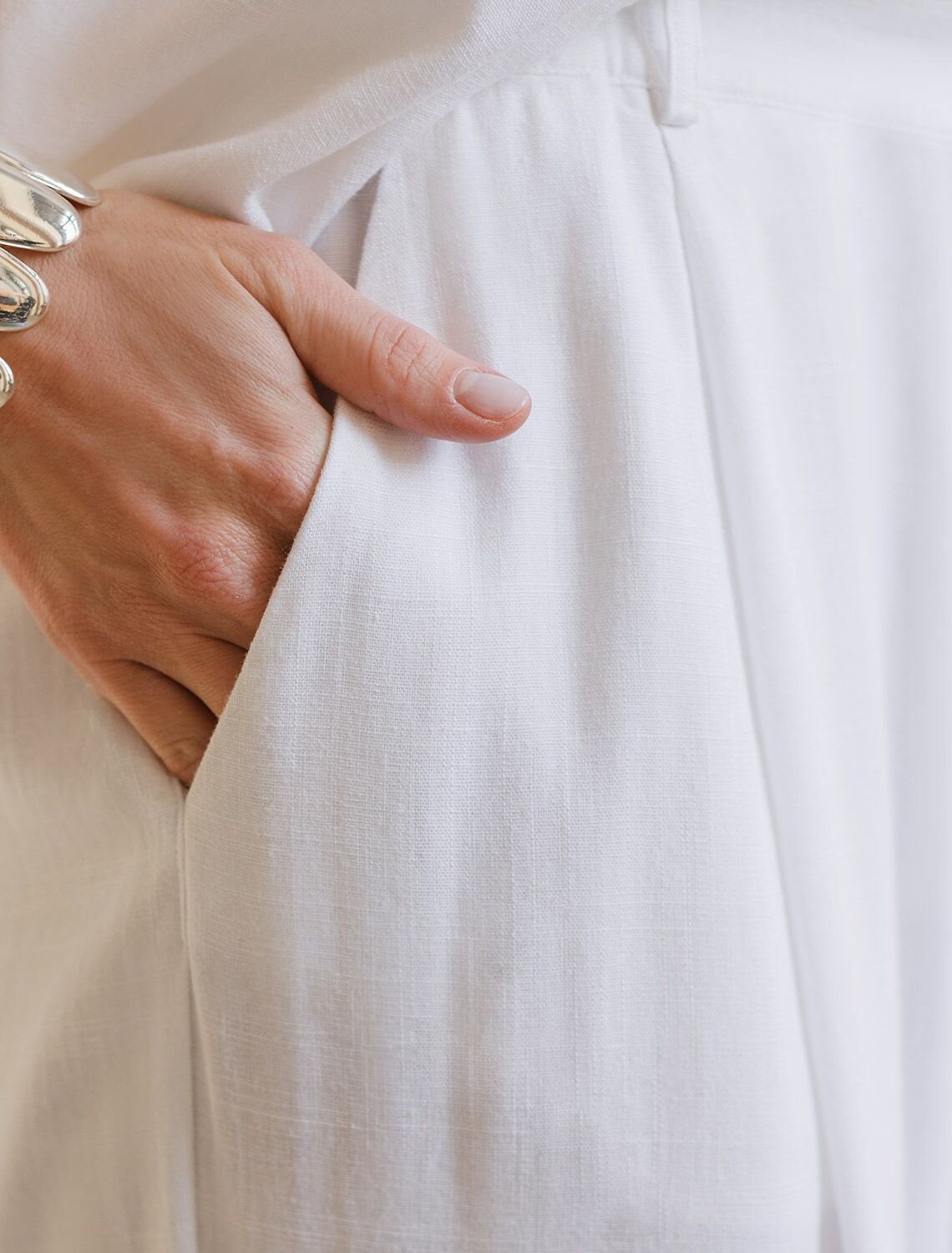 VILATTE Брюки 590346 D24.308 белый