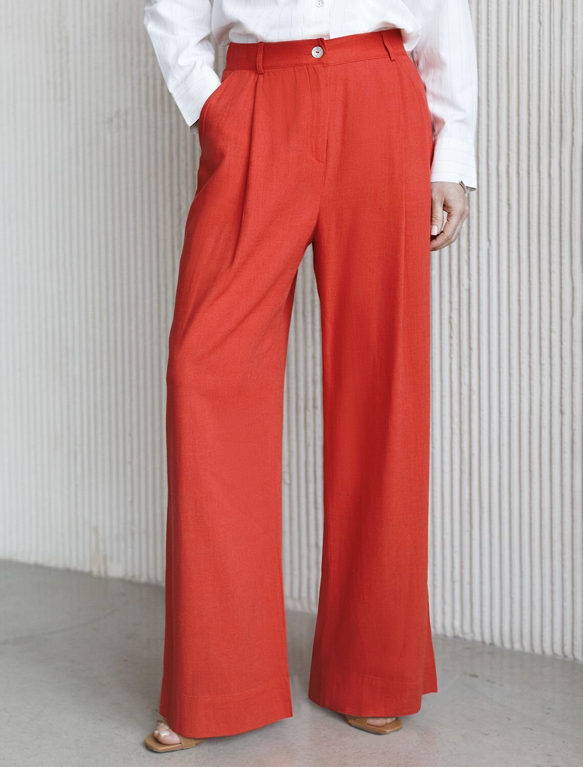 VILATTE Брюки 590348 D24.308 коралловый