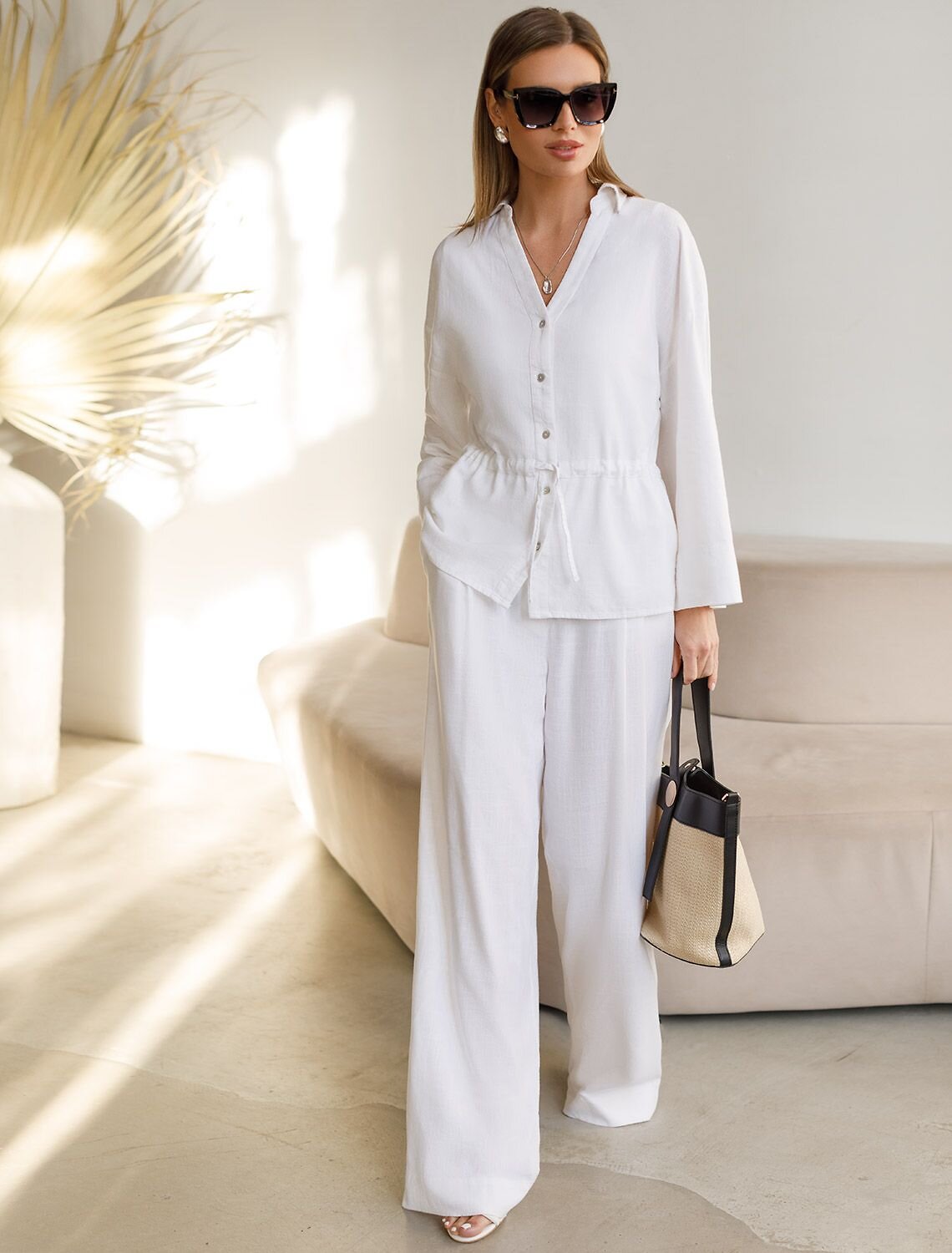 VILATTE Блузка 590353 D29.345 белый